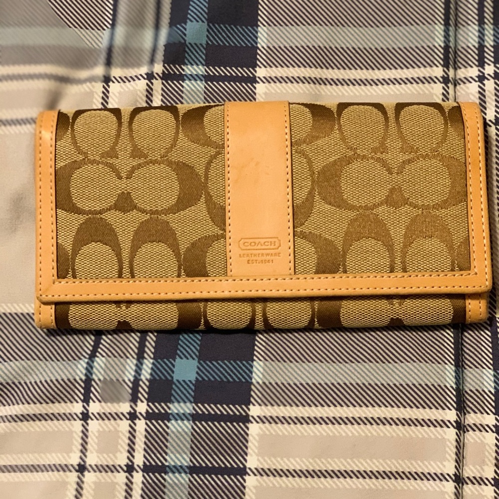 Vintage coach wallet